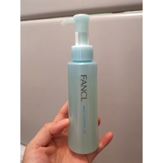日本芳珂Fancl奈米淨化植萃精華乾濕兩用卸妝油120ml按壓瓶 9成新短效品