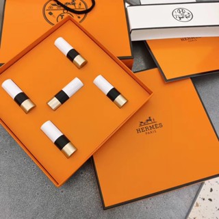 專櫃mini美妝 HERMES 愛馬仕 限定口紅五件組1.5g*5 21# 33 75 68 85 禮盒裝 旅行裝輕巧版