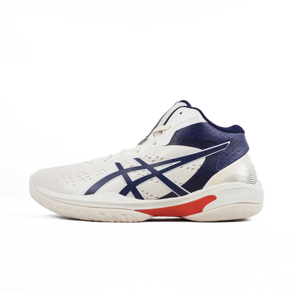 Asics Gelhoop V16 S 男 籃球鞋  米白 藍 1063A102-100 【S.E運動】