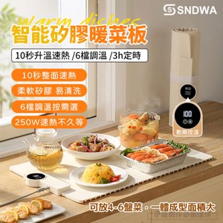【現貨免運🔥六檔可調】加熱暖菜板 可折疊暖菜板 110V熱菜板 矽膠暖菜板 飯菜保溫板 飯菜加熱神器 【AH-621B】