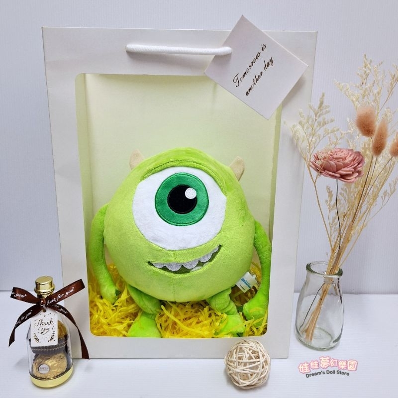 大眼仔娃娃~大眼仔禮物袋~大眼怪玩偶~正版迪士尼~怪獸電力公司~大眼怪~麥克華斯基~大眼仔玩偶~生日禮物