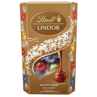 好市多代購 現貨❗️（效期至2025/07/31) Lindor 金色盒裝綜合巧克力 600公克