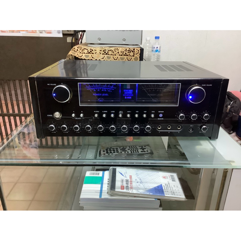 Enerie E-968 專業數位混音擴大機 台製高輸出功率250W+250W特價☆二手品出清可接受議價？☆【苔盛音響】