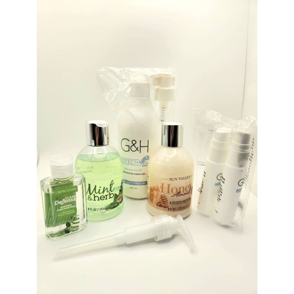 安麗&美樂家洗手護手系列 陽光小鎮洗手液 薄荷 蜂蜜杏仁 壓頭 乾洗手 隨身乳液-可當護手乳 安麗乾洗手&攜帶分裝瓶