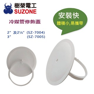 【冷氣孔修飾蓋】樹榮電工SUZONE 3吋 冷氣塞頭/圓孔蓋