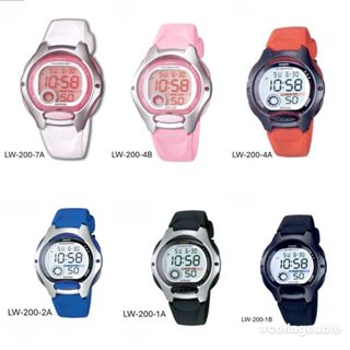 【CASIO】防水50米大螢幕兒童數位電子錶 各色現貨 LW-200 臺灣卡西歐公司貨 保固一年