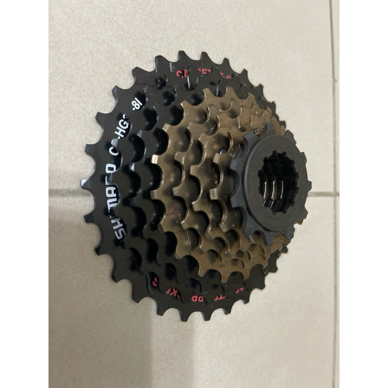 SHIMANO  8速飛輪，CS-HG30-8I庫存出清超低價，數量只剩一個~售完為止