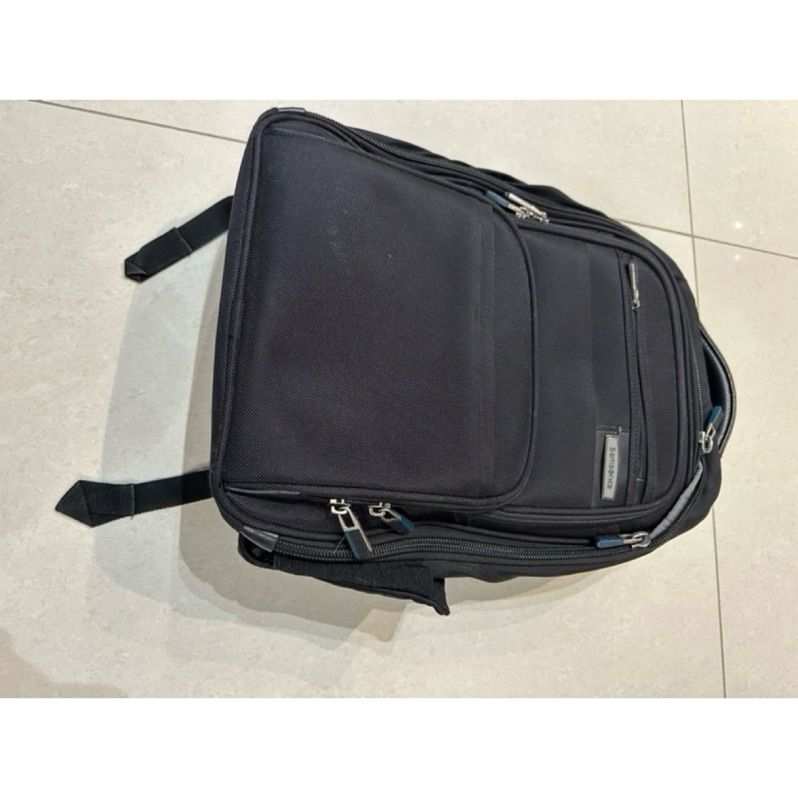 Samsonite 男士後背包，二手，強壯耐用，黃金業務背過