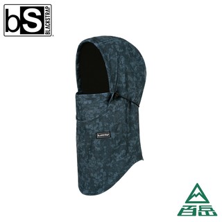 [Blackstrap]Team Hood-P印花可調式雙層保暖多功能頭套UPF5 帆布黑 14600228【士林百嶽