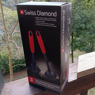 🌟全新🌟Swiss Diamond 瑞士鑽石湯勺+鑽石漏勺