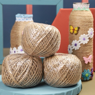 現貨🌈2mm麻繩 原色麻繩 照片相片牆 木夾 DIY手工麻繩 細麻繩 禮品包裝 DIY材料 居家裝飾(100g)