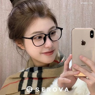 SEROVA 光學眼鏡 SF660 (五色) 方形膠框 - 金橘眼鏡