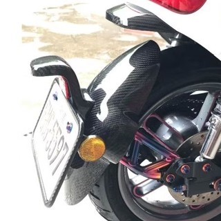 gogoro2 s2 Plus ABS 原廠後土除包覆正碳纖維 卡夢後土除 碳纖維後土除