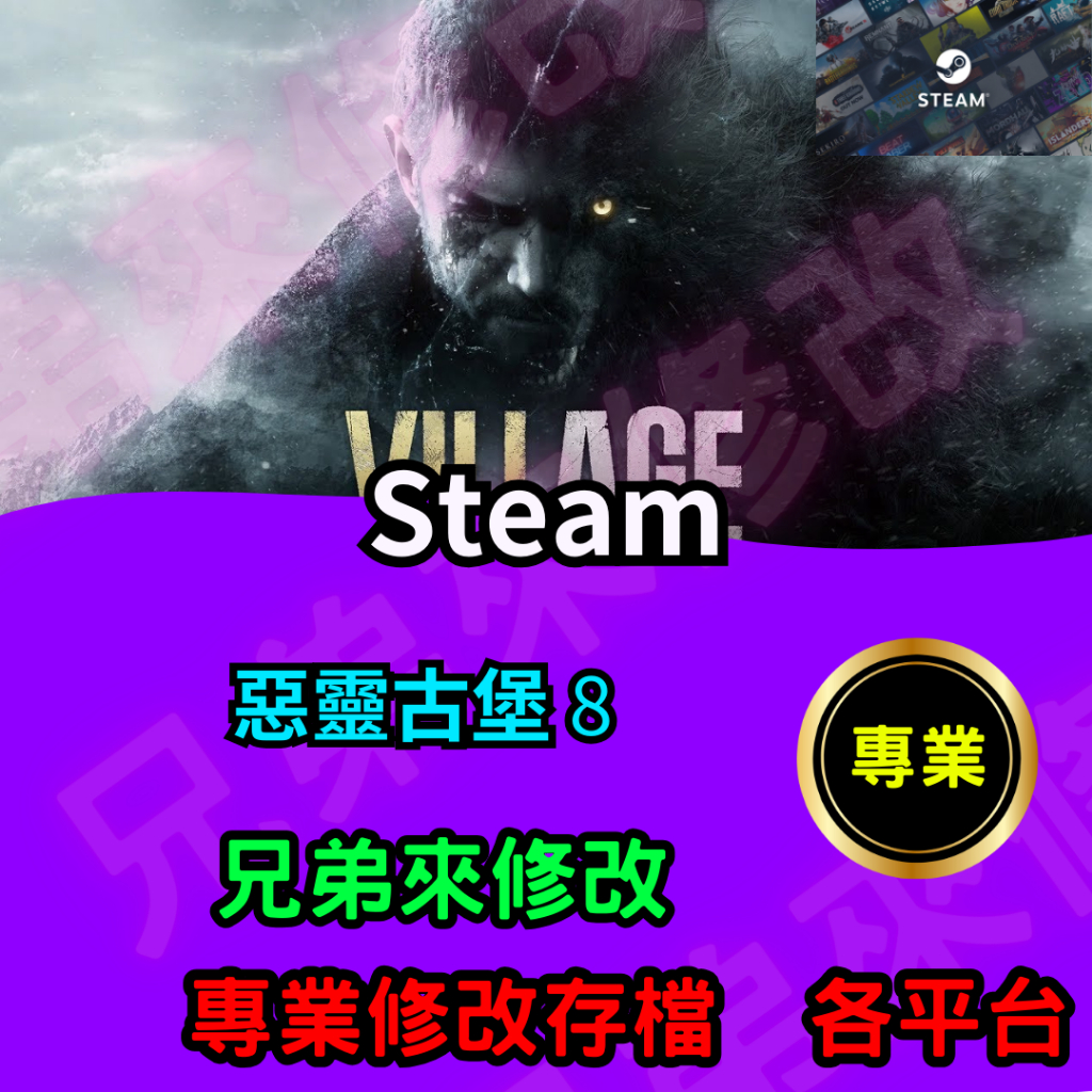 🌈兄弟來修改🌈Pc steam 惡靈古堡 8   存檔修改 存檔 存檔替換 金手指 金錢