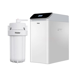 【Haier海爾】海爾全屋反沖洗淨軟水—頂客小資組【HR-CWP10-VACF｜HR-CWS-U1｜贈10KG鹽錠3包】