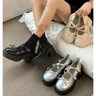 日系文青風❤兩穿厚底粗跟 瑪莉珍鞋【臺灣現貨快速出貨】牛津鞋 復古英倫風皮鞋 厚底鞋 百搭學院風 紳士鞋 樂福鞋 小皮鞋