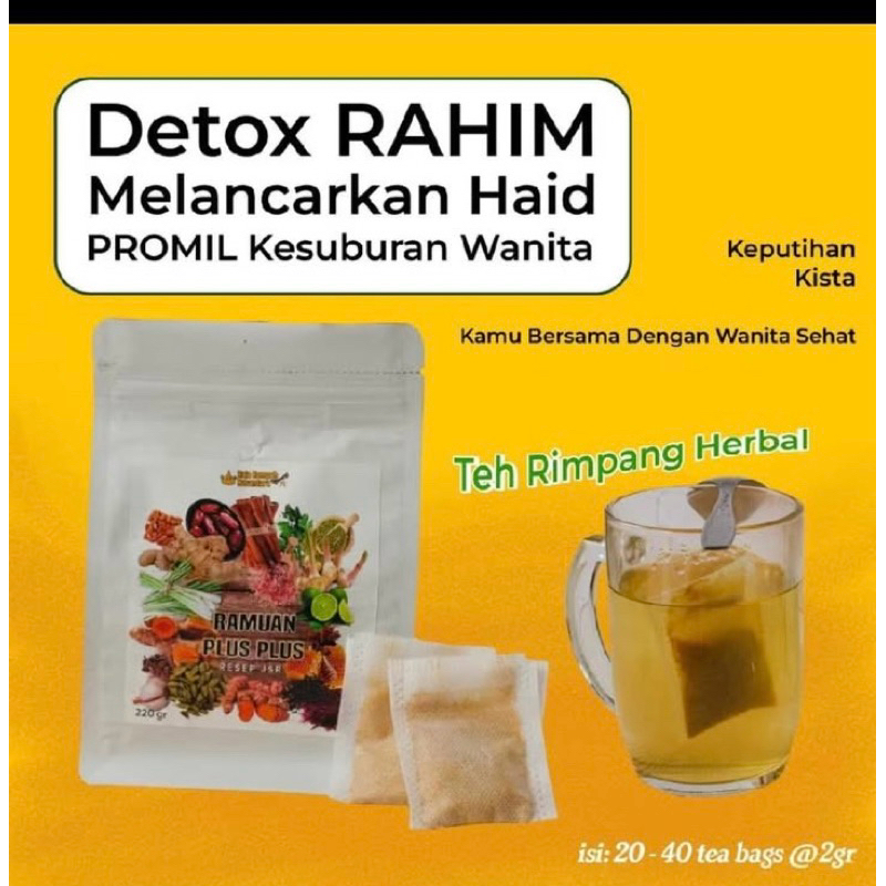 ramuan JSR plus untuk wanita dan pria 20bag
