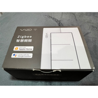 VIZO Zigbee 零火線智慧開關 單開關 三開關 黑色 全新未使用