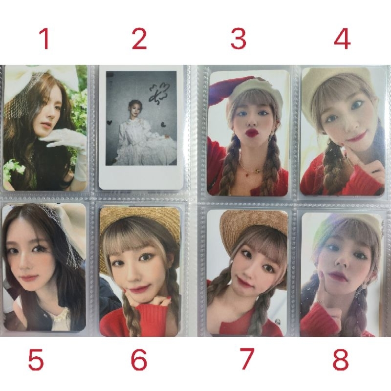 ✨(G)-idle 曹薇娟  Miyeon 麵  solo【MY】專輯 特典 草帽 小卡