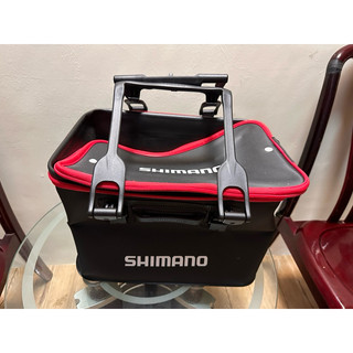 （全新)SHIMANO BK-016Q 40公分 軟式可折疊 黑色誘餌袋 收納袋