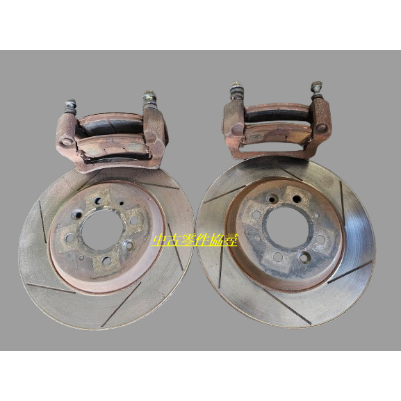 (中古零件協尋)MITSUBISHI 三菱 GLOBAL LANCER io 286mm 加大碟盤 來令片 前