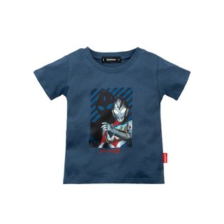 野獸國直營店｜ULTRAMAN 超人力霸王 德卡 兒童短T (灰藍)
