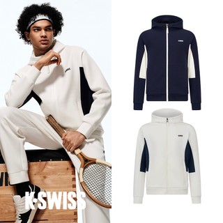 K-SWISS Knit Hoodie Jacket 連帽外套(質感生活系列)-兩色任選