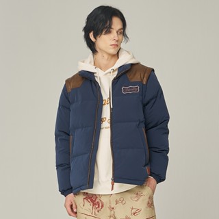 【Superdry】韓版 男款 羽絨外套 Western Duck Down 海軍藍
