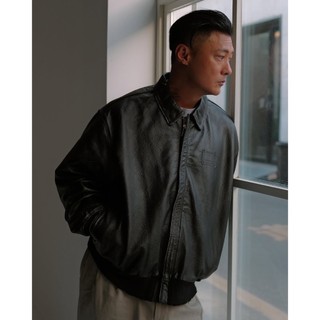 MADNESS REGENERATED LEATHER A2 AVIATOR JACKET 餘文樂同款