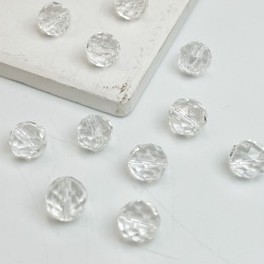 【鑽切白水晶】晶王 王者之石 切面 散珠子 DIY材料 天然水晶 串珠 半成品 水晶 手作 飾品 配件 設計 批發