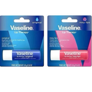 Vaseline凡士林 原味/玫瑰潤色護唇膏4.8g