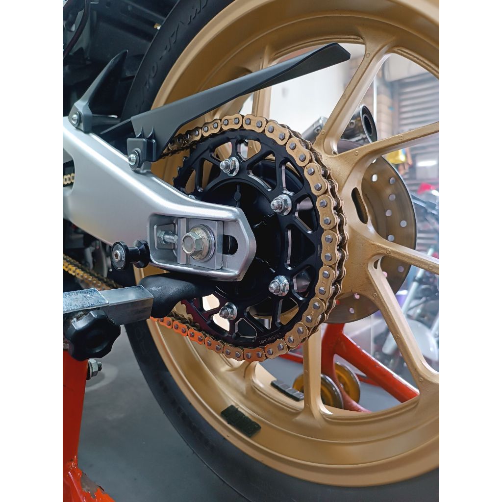 R15 V3 V4 MT15 GSXR150 小阿魯前齒 R15/MT15後齒 428 X Ring油封鍊條