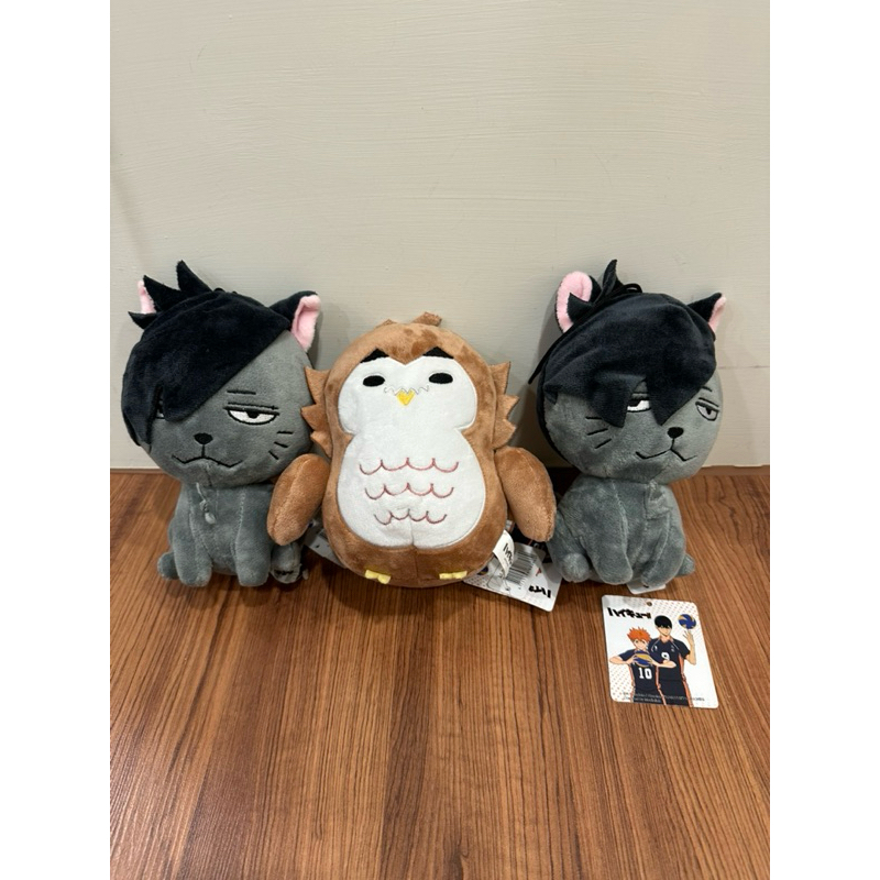 全新～帶我回家～一組賣 排球少年 垃圾場的決戰 日向 影山 研磨 黑尾 排球少年動物娃娃 黑尾鐵朗貓咪玩偶 赤葦京治動物