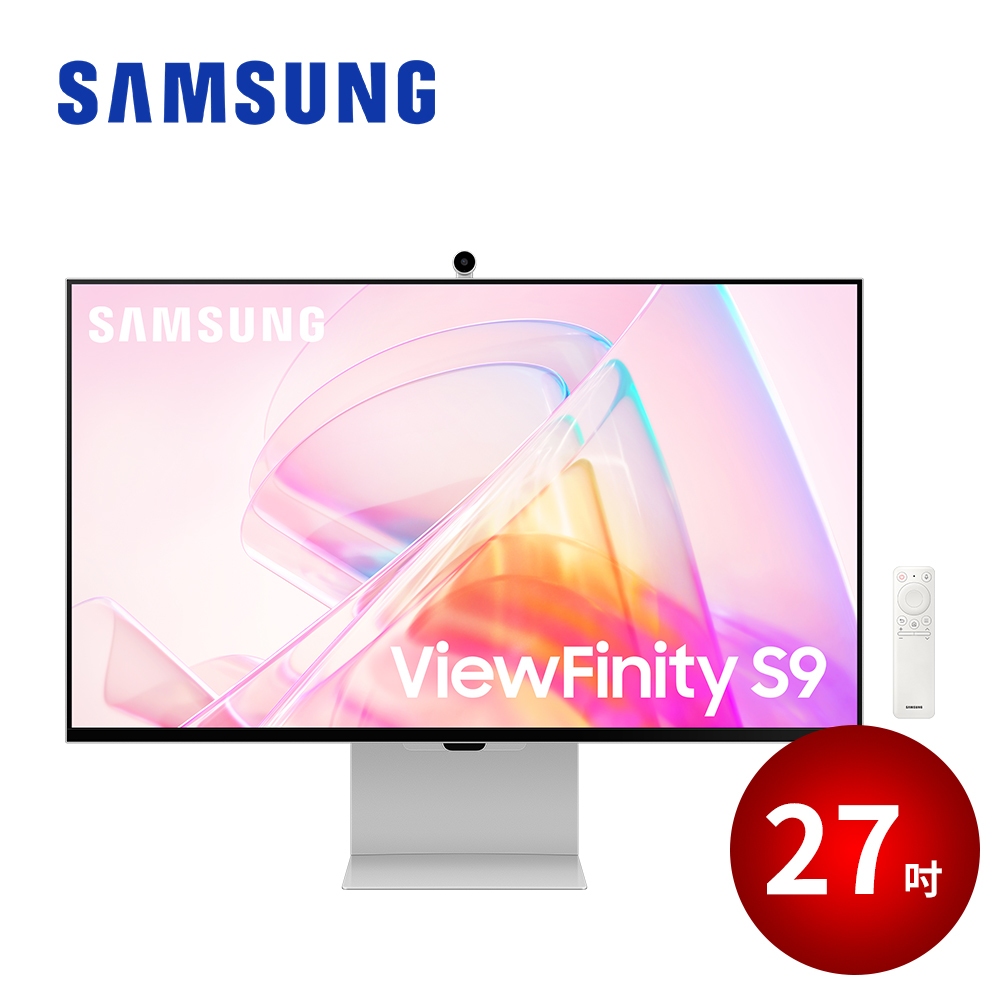 SAMSUNG 27吋 ViewFinity S9 5K 高解析度顯示器 電腦螢幕 S27C900PAC 【短促】
