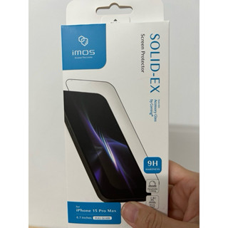 imos 9H 滿版康寧玻璃保護貼 iPhone15pro max