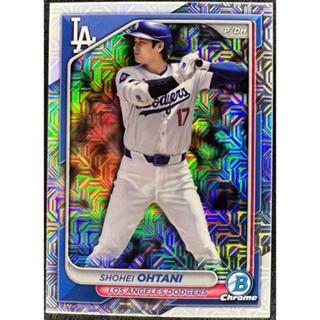 MLB球員卡 道奇隊 Shohei Ohtani 大谷翔平 2024 Bowman Chrome Mega Box 亮面