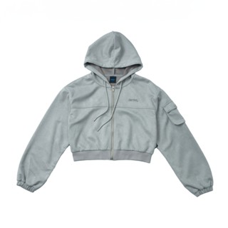 NCAA 刺繡LOGO 短版外套 淺灰 女 7452114011