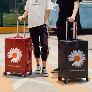 免運💛行李箱 ins網紅 小雛菊 20吋 萬向輪 男女潮 24吋 拉桿箱 學生 密碼箱 旅行箱子aa99880
