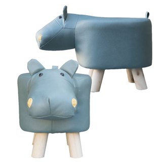 【健康物語】(本島免運費)(臺灣現貨) 動物造型椅凳-小河馬 動物椅 墊腳凳 換鞋凳 椅子