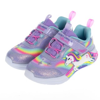SKECHERS 童鞋 女嬰童系列燈鞋 UNICORN CHASER - 302298NLVMT