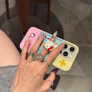 遊戲機伸縮指環扣kt適用iphone16promax手機殼15pro立體13可愛14