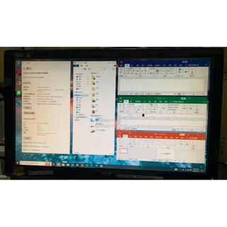 二手良品i3CPU 桌上電腦Windows10內建office2019.DDR3/1333/4G硬碟500G華擎主機板