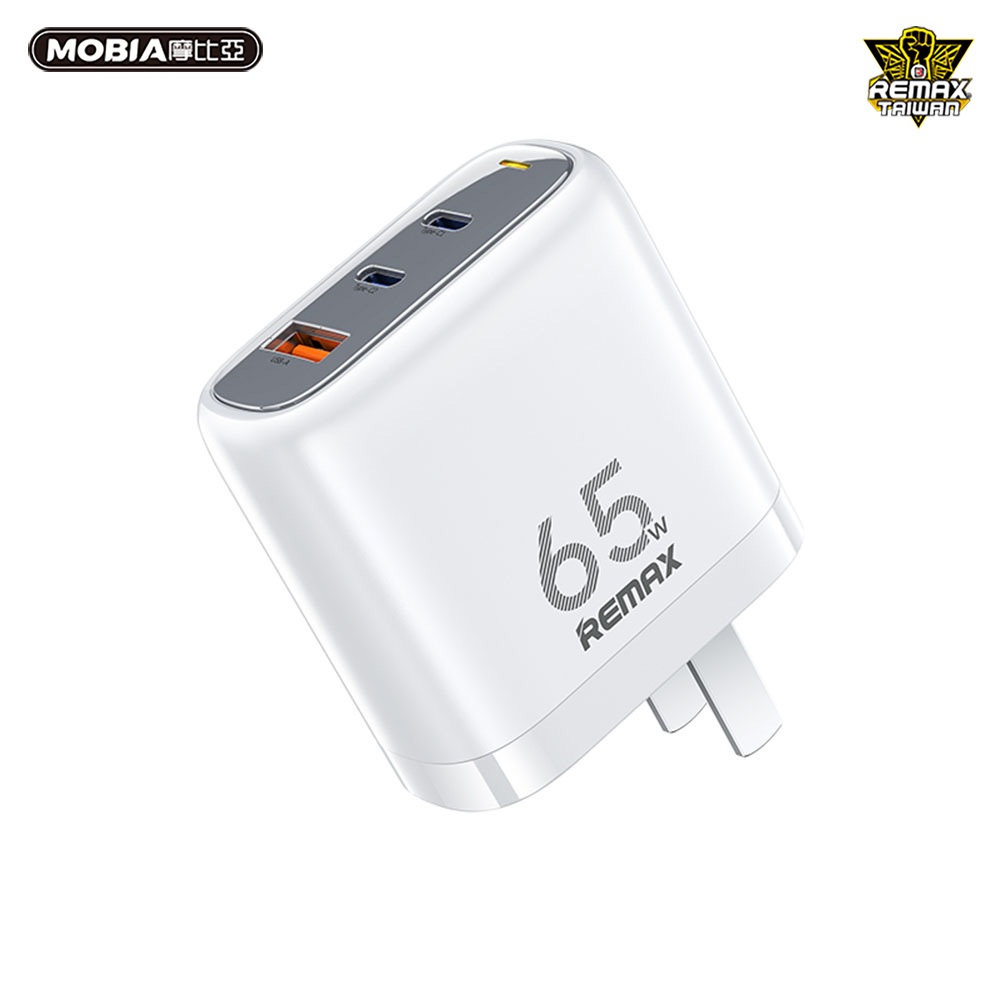 REMAX RP-U60 飛將 65W 2C+1A氮化鎵充電器 三口輸出 智能控溫 多支援協議 正版台灣公司貨
