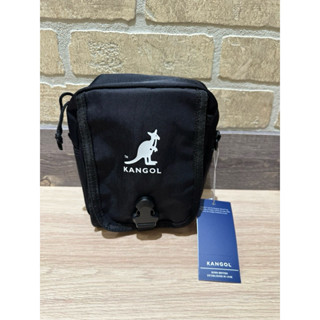 KANGOL 多功能旅行輕巧側揹包/斜揹包 黑色 寬15x高18x深8cm 全新 售680