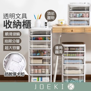 透明文具收納櫃 透明收納櫃 透明抽屜 辦公室收納櫃 無印風 抽屜式收納櫃 收納整理櫃 網紅收納整理櫃 【SN0199】