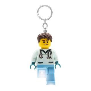 LEGO KE194H LED 樂高城市系列男護士鑰匙圈燈 鑰匙圈 手電筒【必買站】樂高週邊