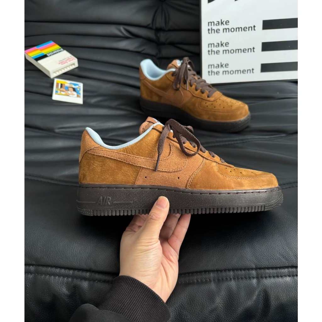 罐頭選貨🥫預購 Nike Air Force 1 Low 深咖啡 小麥棕 麂皮 男鞋 IB4617-222
