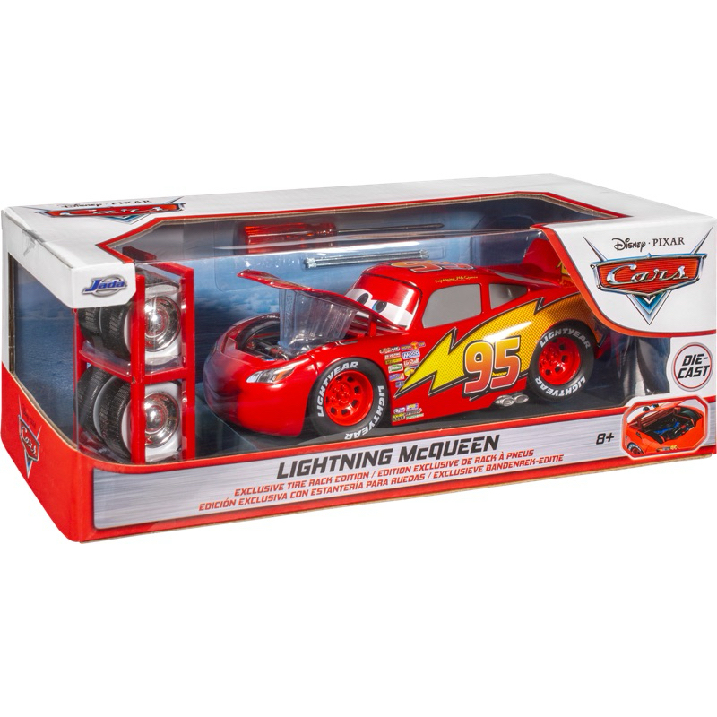 代購 汽車模型 全新 1：24 Jada正版授權 Disney Cars 閃電麥坤 （只有麥坤本體沒有麥大叔）