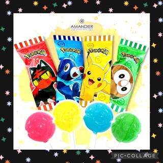 現貨 【寶可夢造型棒棒糖 (4種款式)】雅蒙蒂文創烘焙禮品 糖果 餅乾 禮物 禮盒 皮卡丘周邊