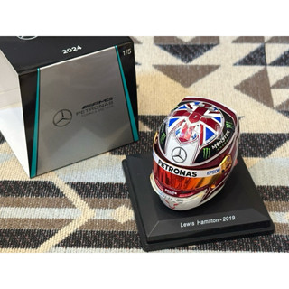 【現貨販售】Spark Lewis Hamilton 2019年 英國🇬🇧站 冠軍🏆 安全帽模型 1:5